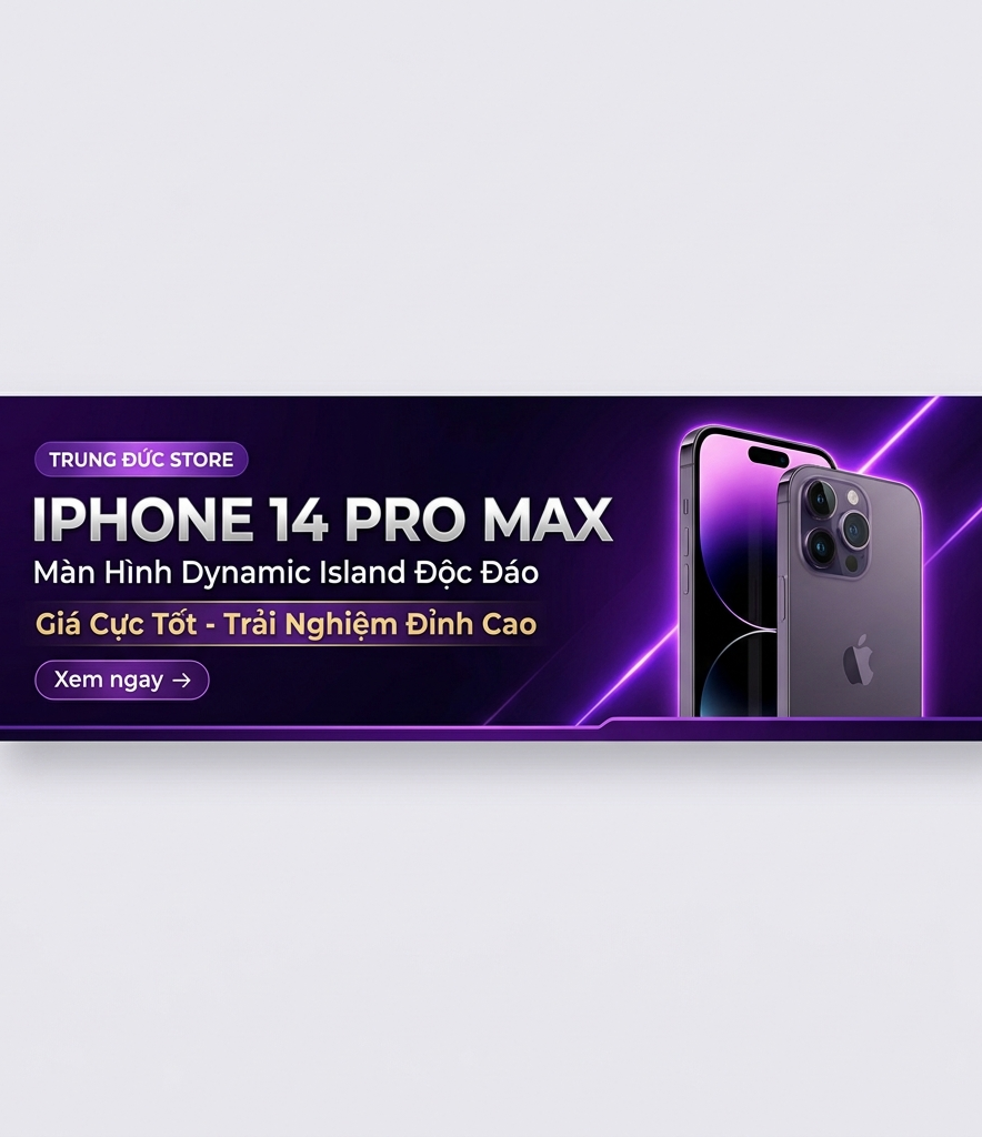 iPhone 14 Pro Max - Màn Hình Dynamic Island Độc Đáo
